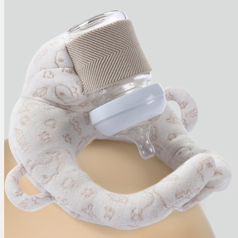 Momi Toys Baby Bottle Holder, Hands Free Feeding Pillow