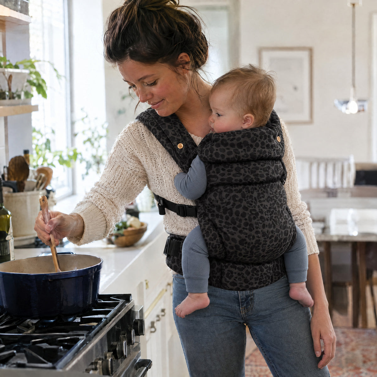 3-in-1 Baby Carrier for Newborn to Toddler, after: With Momi Toys carrier