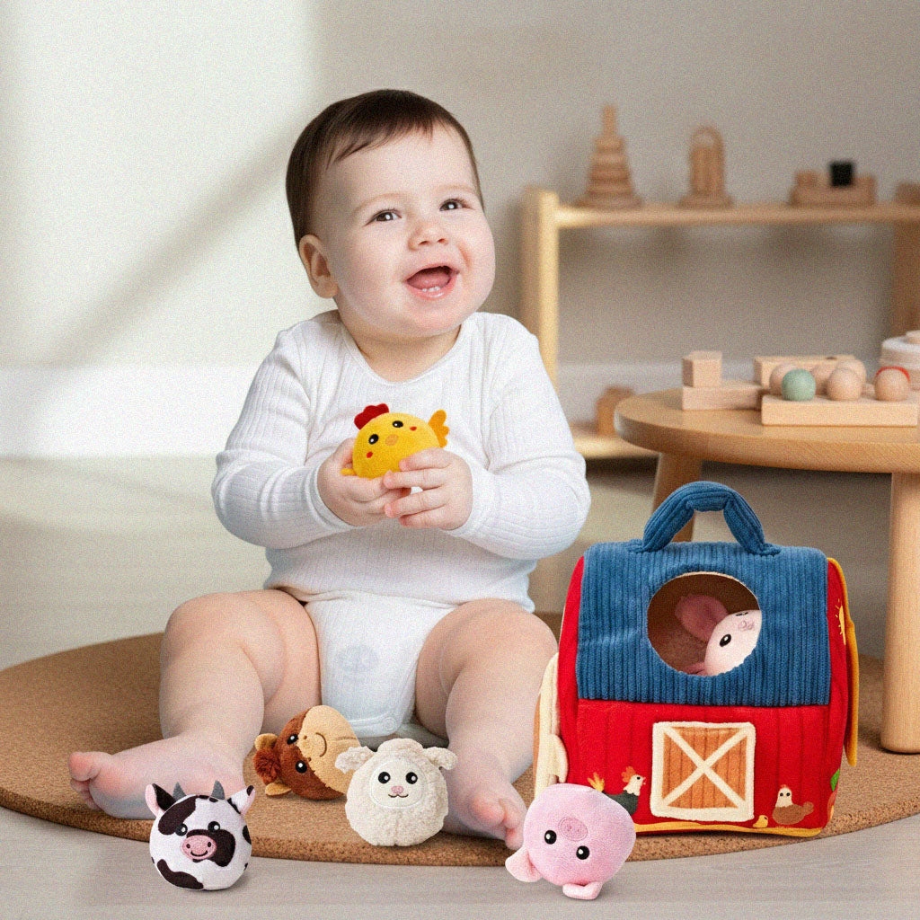 Momi Toys Soft Plush Farm Set
