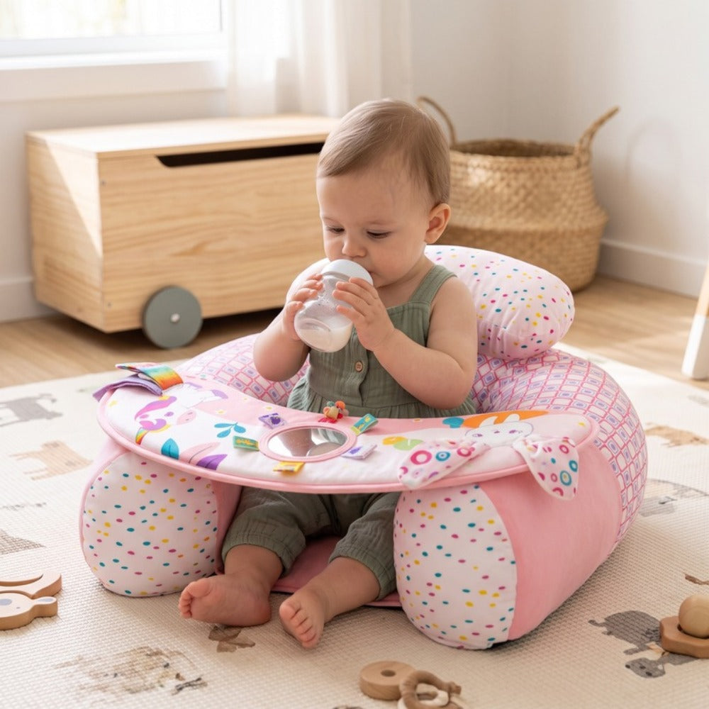 Momi Toys Inflatable Baby Floor Seat, Sit Me Up Support Chair