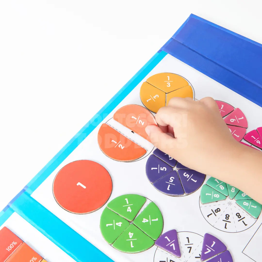 Momi Toys Magnetic Fractions Book