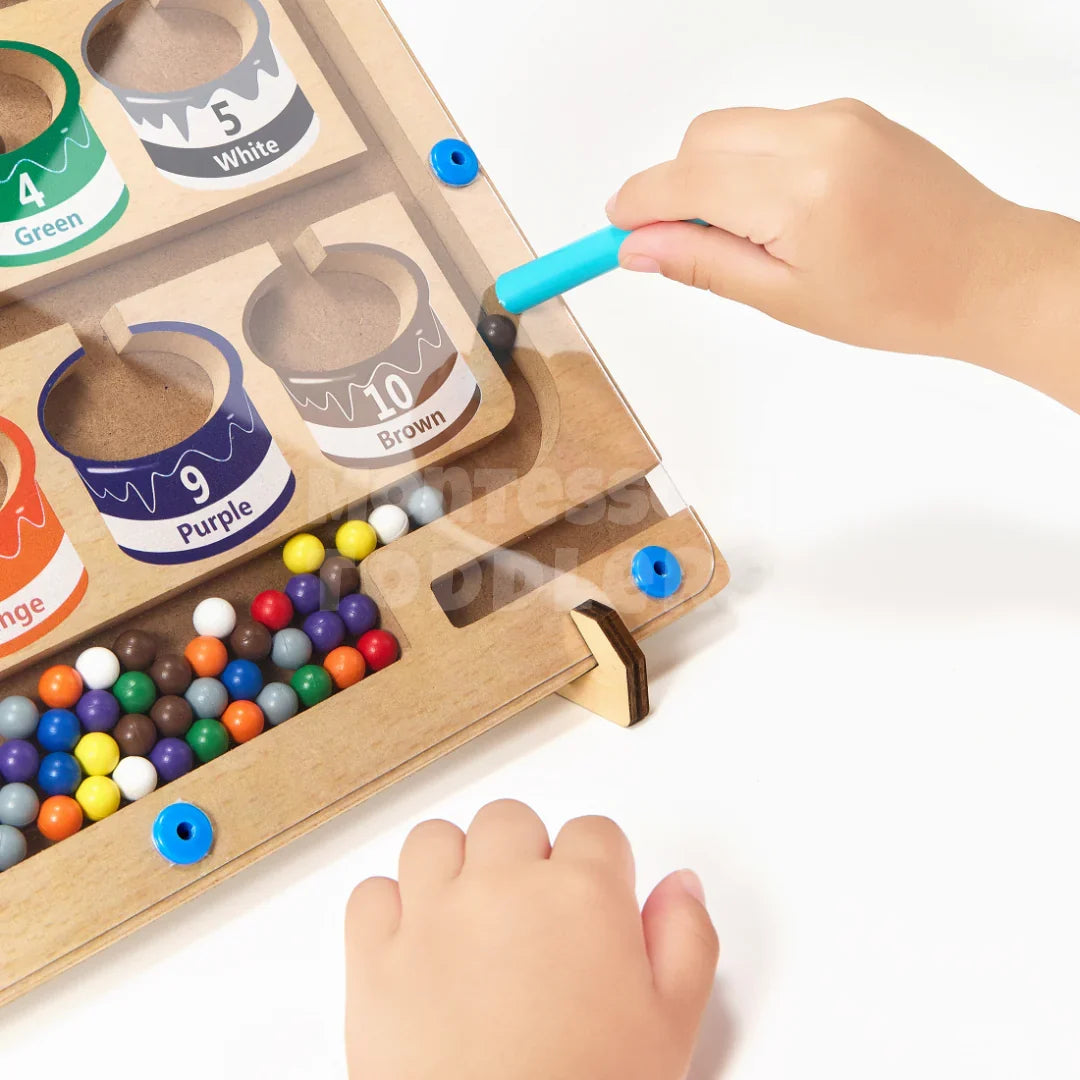 Momi Toys Magnetic Bead Maze Board