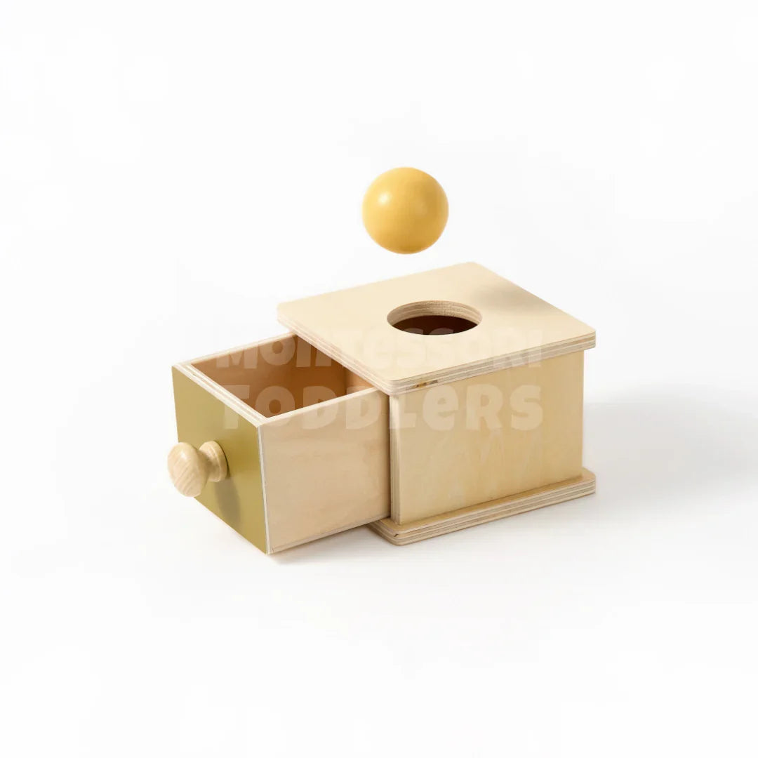 Momi Toys Wooden Object Permanence Box