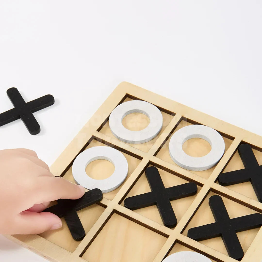 Momi Toys Wooden Tic Tac Toe Game