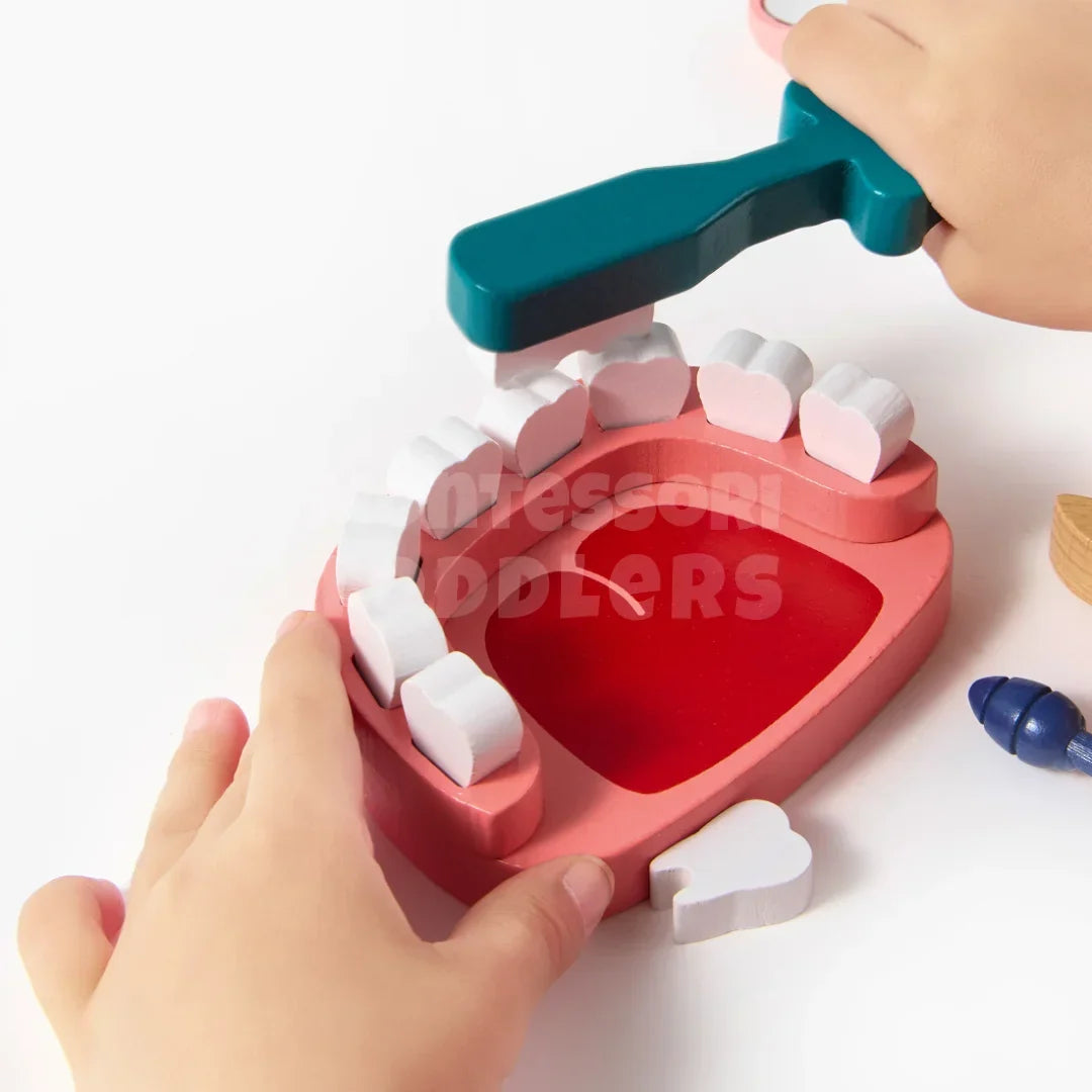 Momi Toys Wooden Doctor Play Set