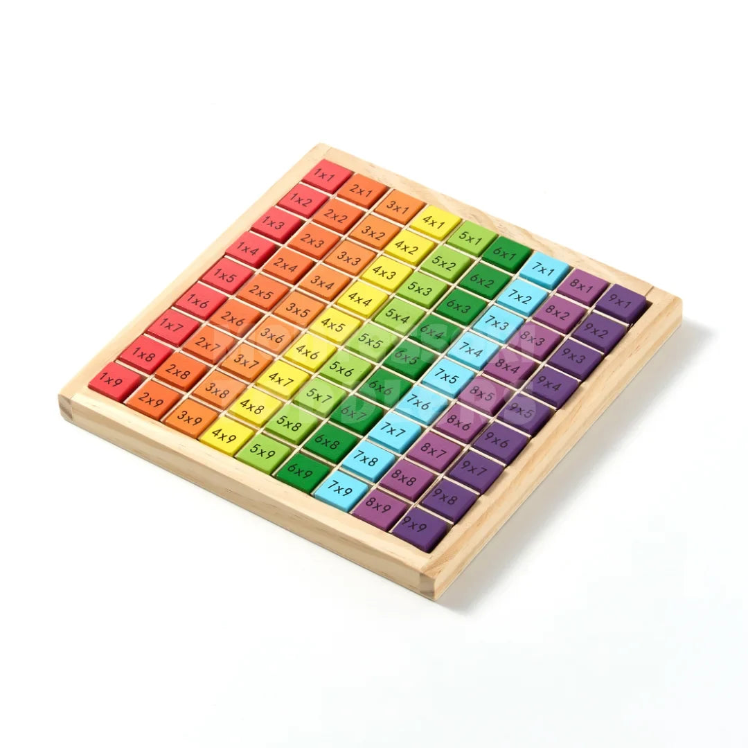 Momi Toys Wooden Multiplication Table Board