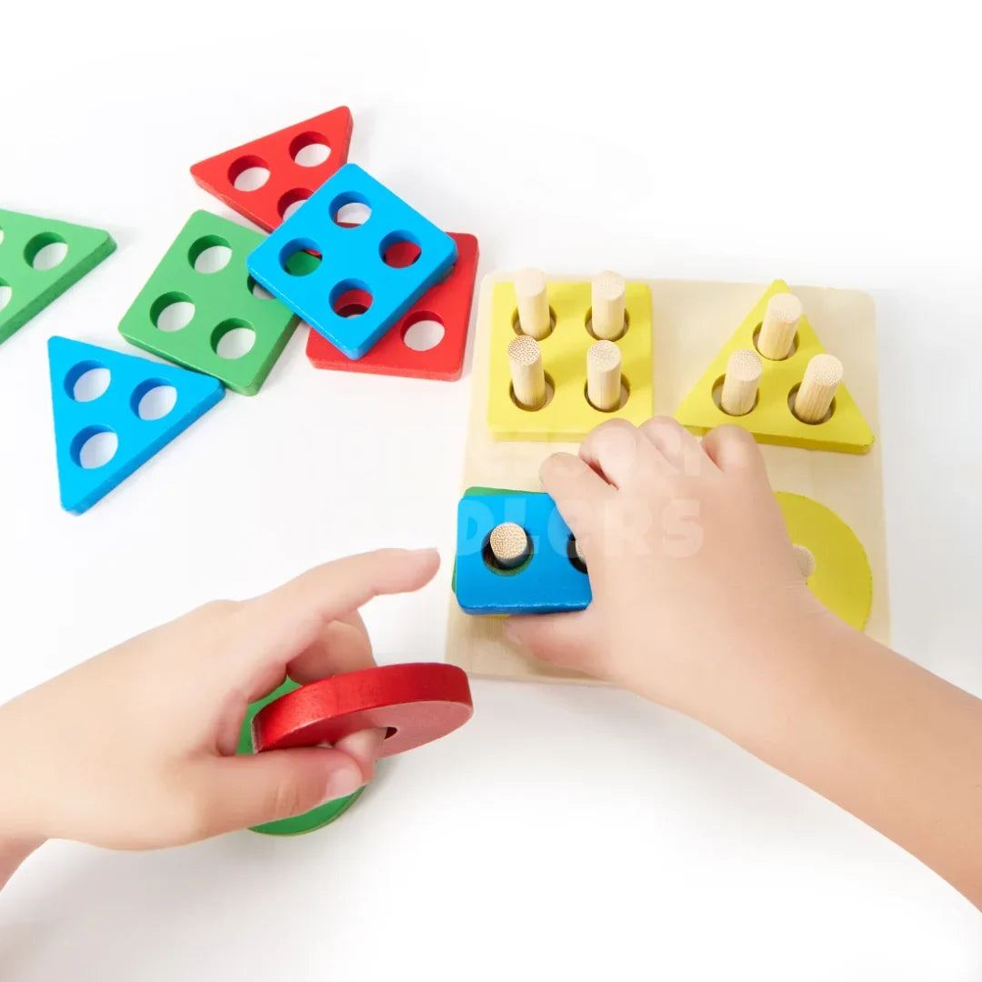 Momi Toys Wooden Shape Puzzle