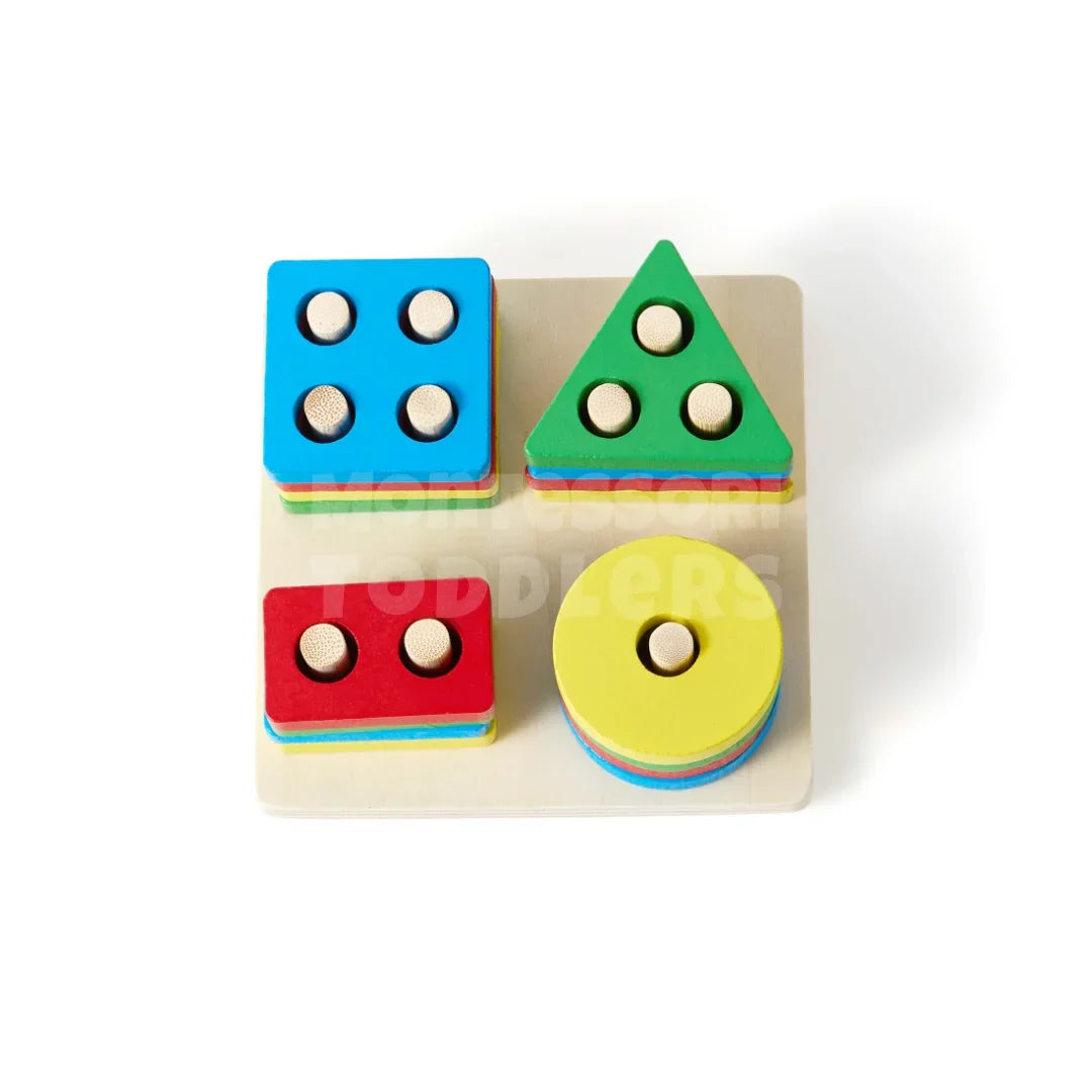 Momi Toys Wooden Shape Puzzle