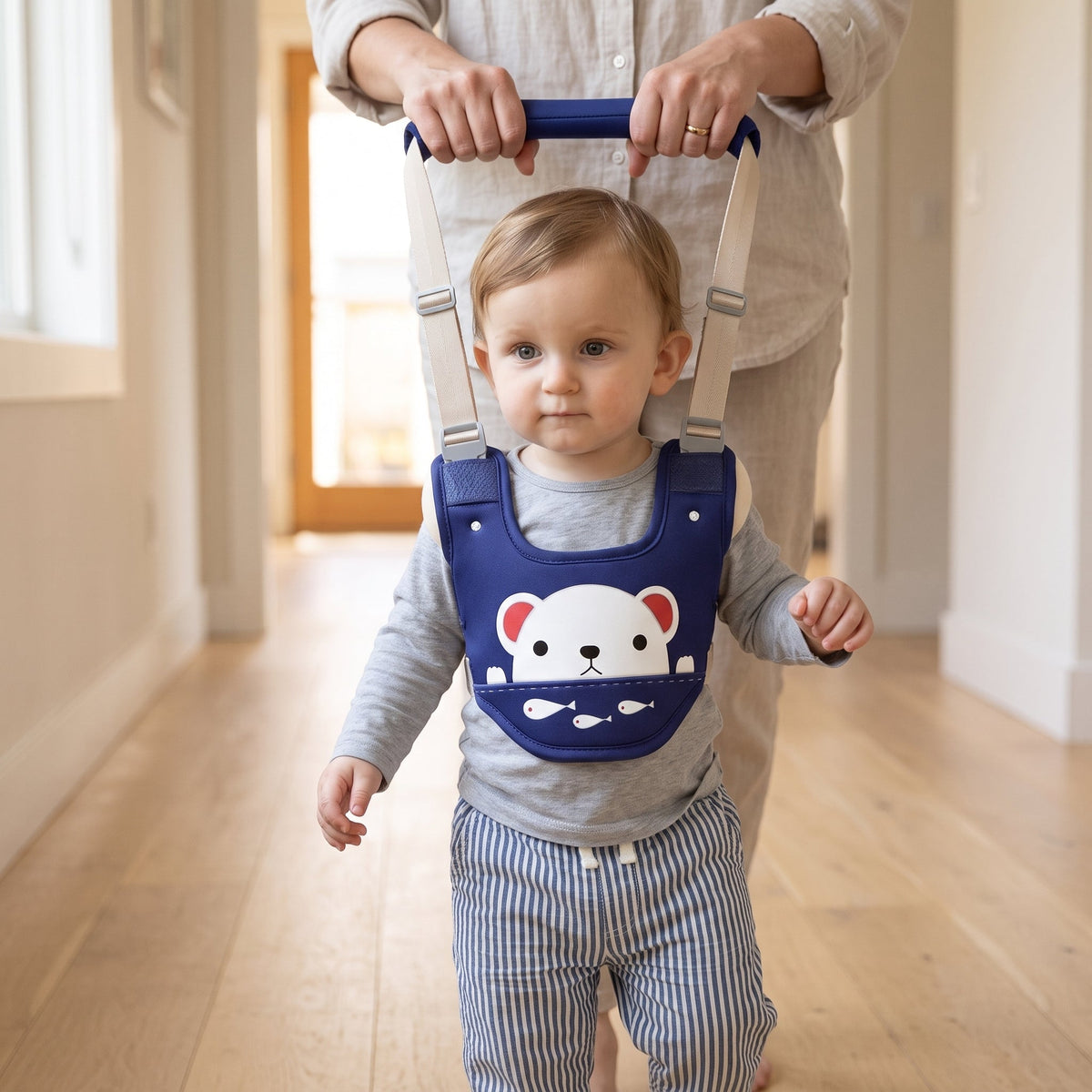 Momi Toys Walking Harness Belt, Baby Walker Support Leash