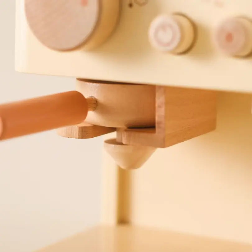 Momi Toys Wooden Coffee Machine Play Set