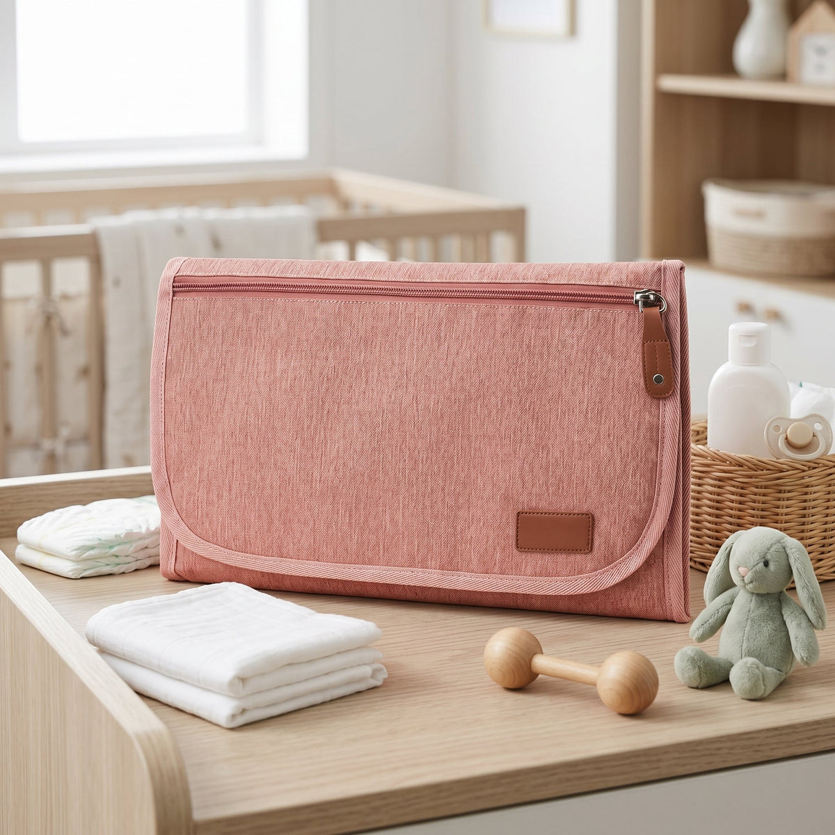 Momi Toys Portable Changing Pad, Waterproof Diaper Changing Mat
