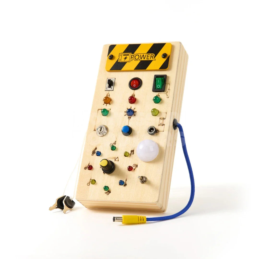 Momi Toys Wooden Busy Board