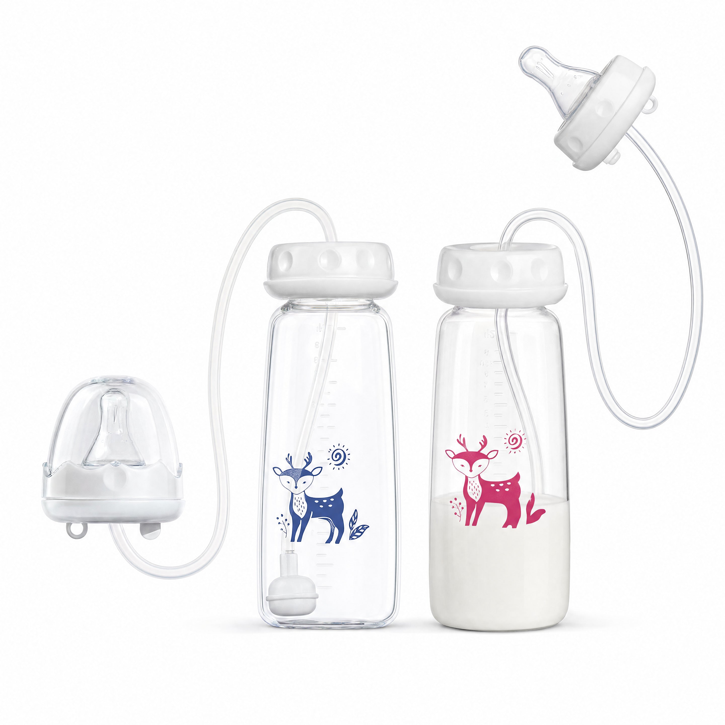 Hands-Free Baby Bottle — Anti-Colic Self-Feeding
