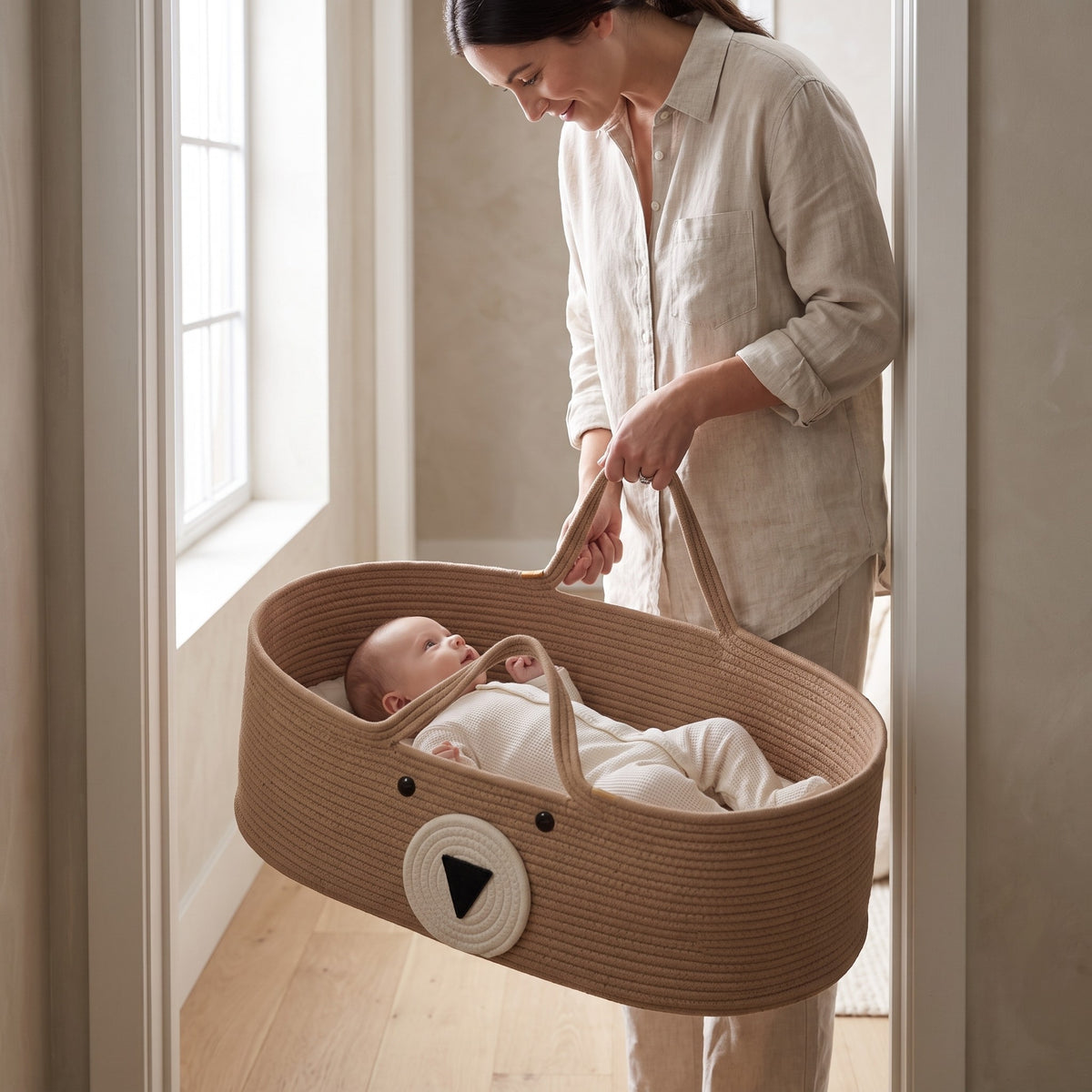 momi-04-1 parent carrying moses basket by handles